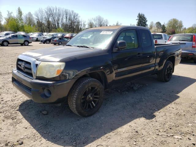 5TETX22N07Z464316 - 2007 TOYOTA TACOMA ACCESS CAB BLACK photo 1