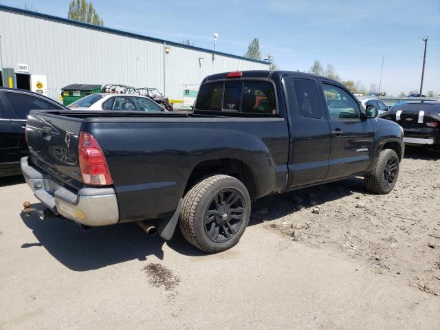 5TETX22N07Z464316 - 2007 TOYOTA TACOMA ACCESS CAB BLACK photo 3