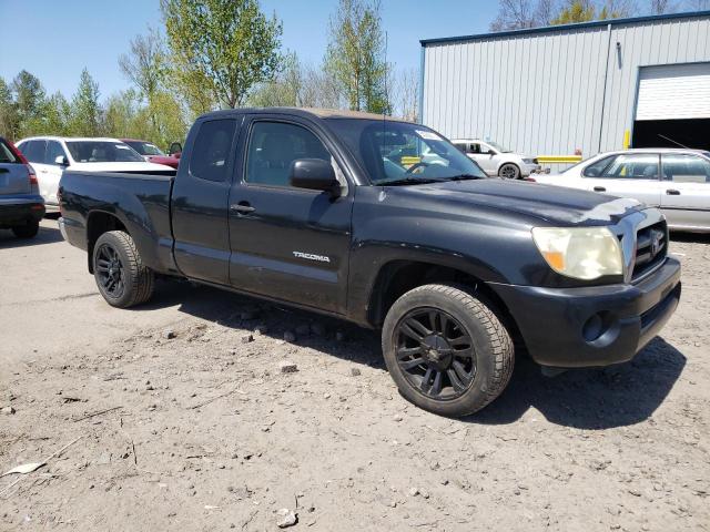 5TETX22N07Z464316 - 2007 TOYOTA TACOMA ACCESS CAB BLACK photo 4