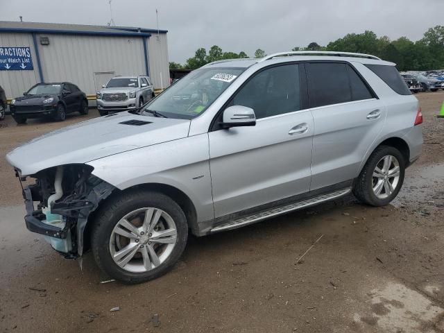 4JGDA5HB5CA009711 - 2012 MERCEDES-BENZ ML 350 4MATIC SILVER photo 1