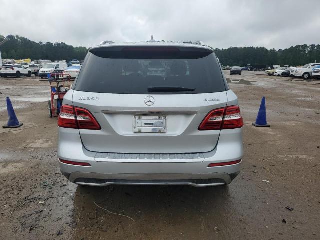 4JGDA5HB5CA009711 - 2012 MERCEDES-BENZ ML 350 4MATIC SILVER photo 6