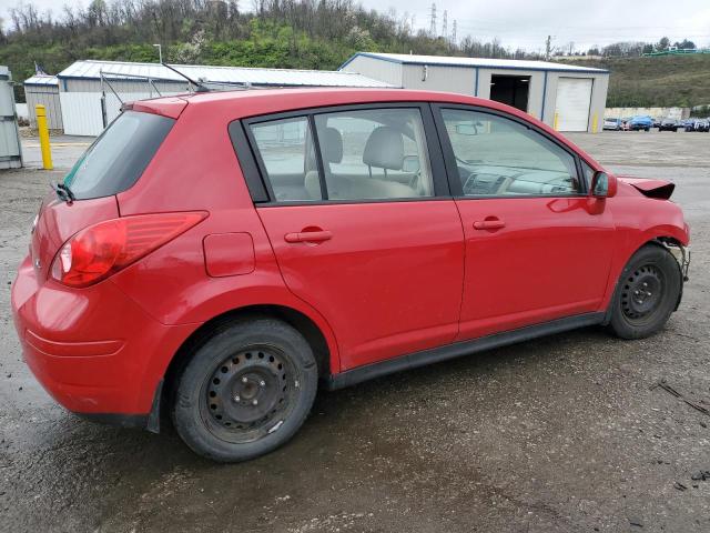 3N1BC13E67L421184 - 2007 NISSAN VERSA S RED photo 3