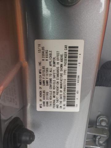 19UUB1F54HA007710 - 2017 ACURA TLX TECH SILVER photo 12