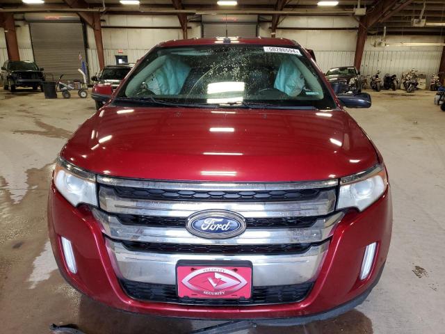 2FMDK4KC7DBA15475 - 2013 FORD EDGE LIMITED RED photo 5