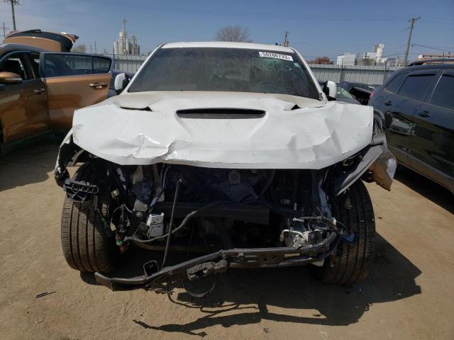 1C4SDJGJ1LC116487 - 2020 DODGE DURANGO SRT WHITE photo 5