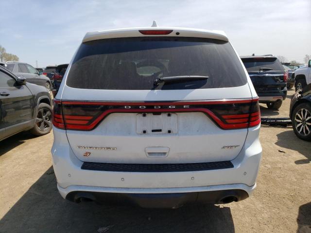 1C4SDJGJ1LC116487 - 2020 DODGE DURANGO SRT WHITE photo 6