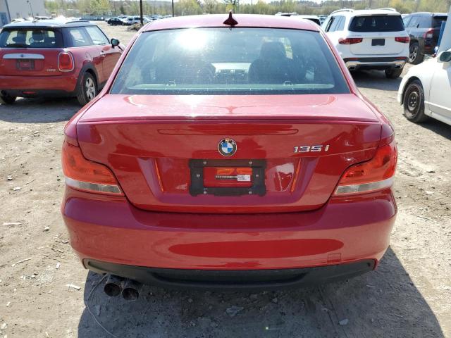 WBAUC9C54BVM09853 - 2011 BMW 135 I RED photo 6