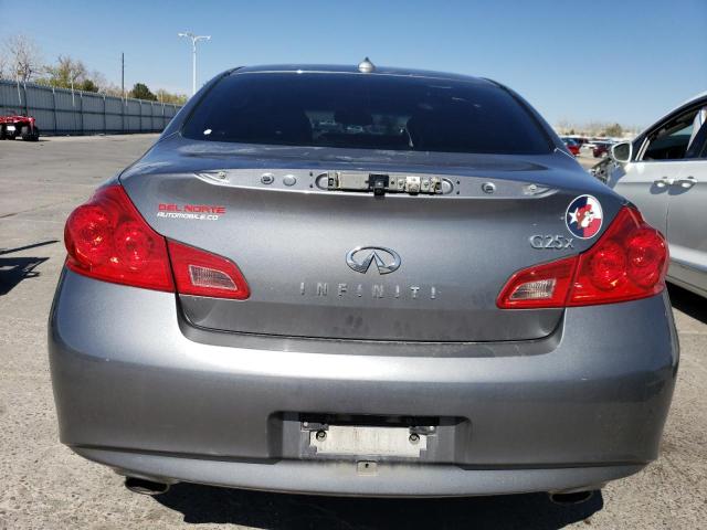 JN1DV6AR2BM650496 - 2011 INFINITI G25 GRAY photo 6