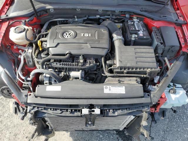 3VWM17AU1KM523680 - 2019 VOLKSWAGEN GOLF ALLTR S RED photo 11