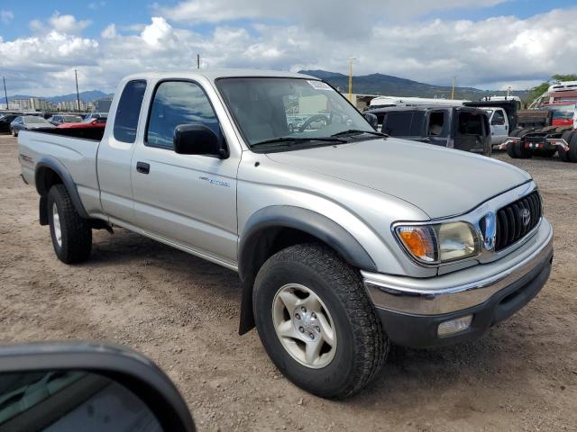 5TESN92N92Z140879 - 2002 TOYOTA TACOMA XTRACAB PRERUNNER Gümüş fotoğraf 4