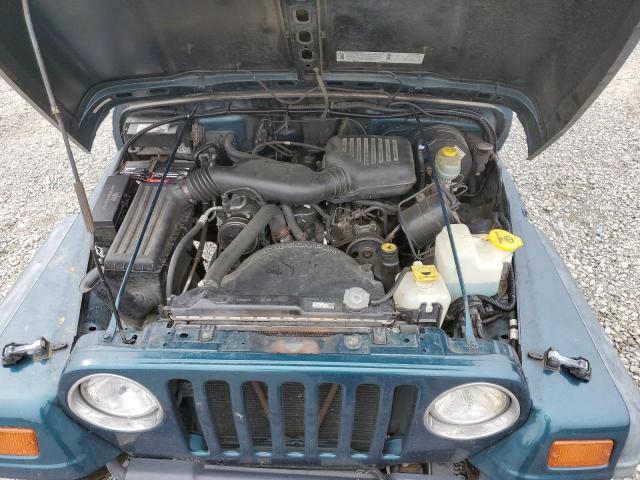 1J4FY29P4VP520368 - 1997 JEEP WRANGLER SE GREEN photo 11