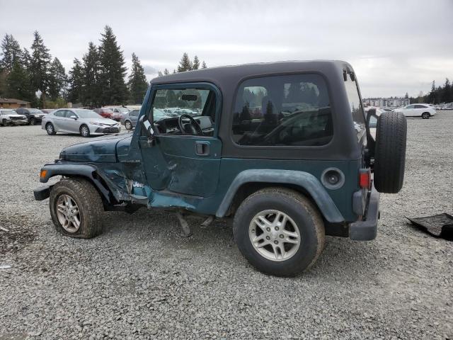 1J4FY29P4VP520368 - 1997 JEEP WRANGLER SE GREEN photo 2