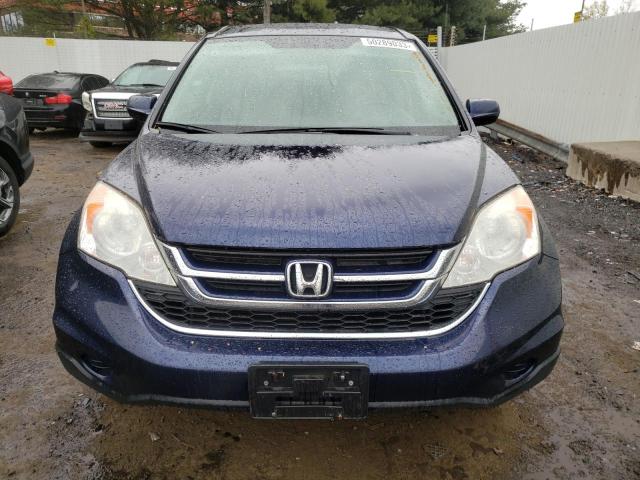 JHLRE4H75AC008308 - 2010 HONDA CR-V EXL BLUE photo 5