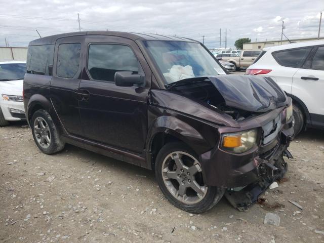 5J6YH18957L003239 - 2007 HONDA ELEMENT SC MAROON photo 4