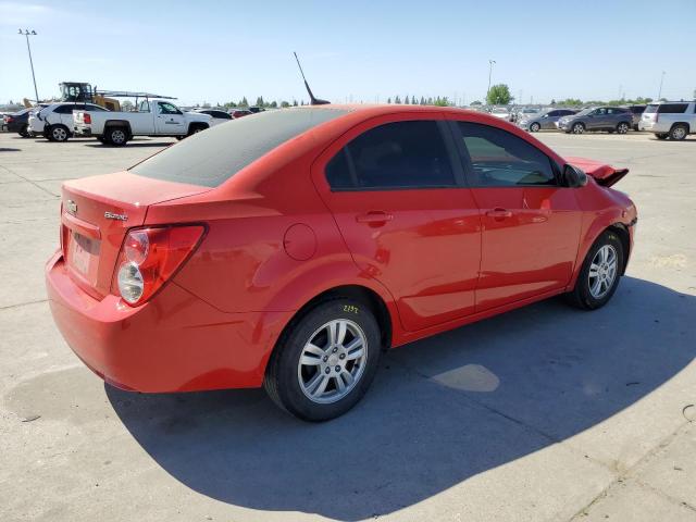 1G1JA5SH0C4119108 - 2012 CHEVROLET SONIC LS 红色 照片 3