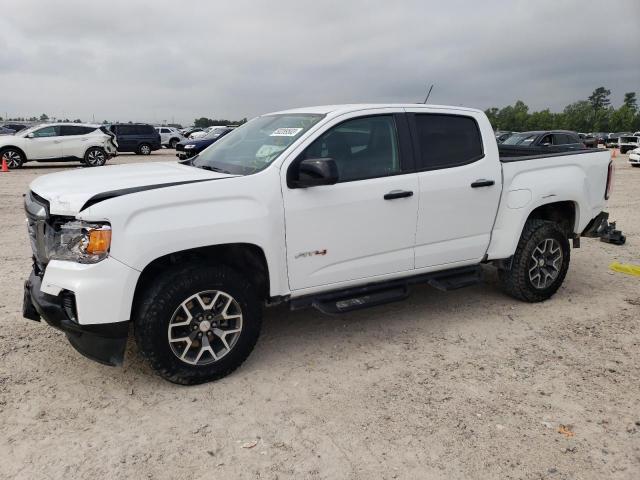 1GTG6FEN6M1117716 - 2021 GMC CANYON AT4 WHITE photo 1