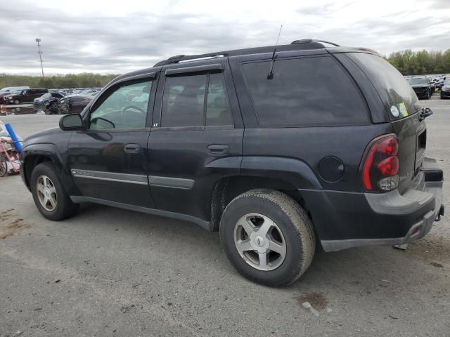 1GNDT13SX22131138 - 2002 CHEVROLET TRAILBLAZE BLACK photo 2