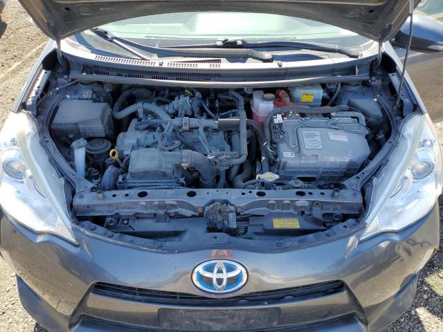 JTDKDTB3XE1082908 - 2014 TOYOTA PRIUS C GRAY photo 11