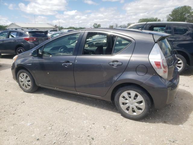 JTDKDTB3XE1082908 - 2014 TOYOTA PRIUS C GRAY photo 2