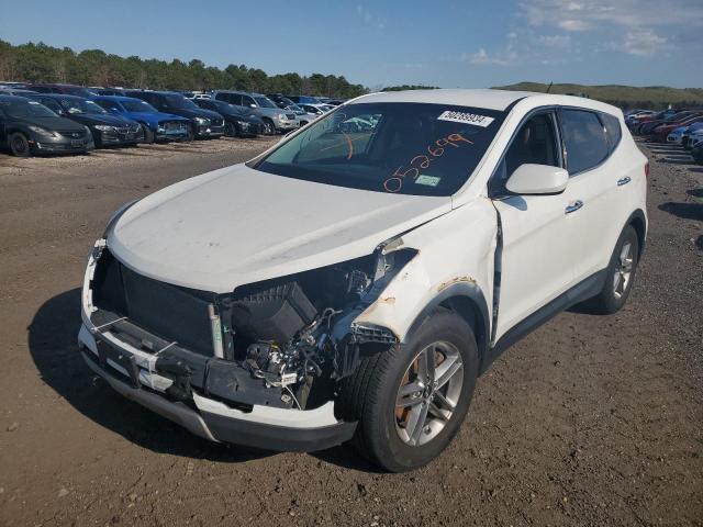 5NMZT3LBXJH052699 - 2018 HYUNDAI SANTA FE S WHITE photo 1