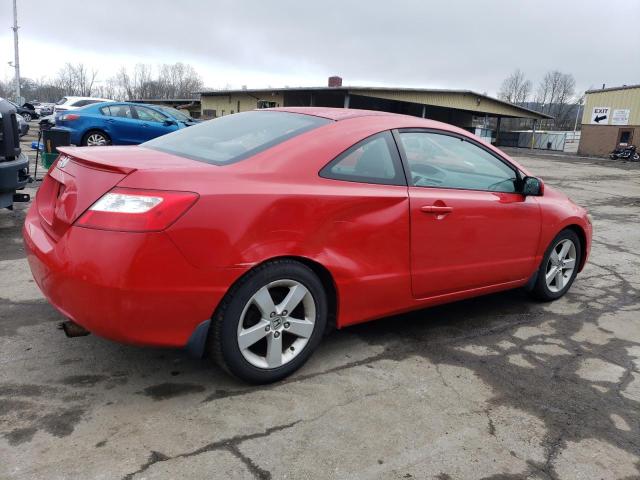 2HGFG12886H542340 - 2006 HONDA CIVIC EX RED photo 3