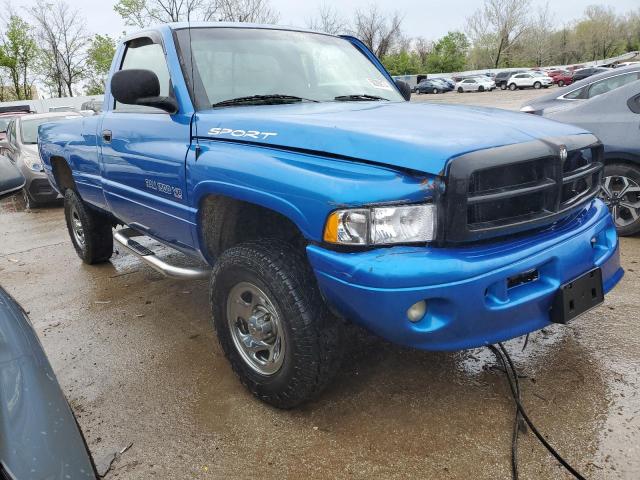 1B7HF16Y9XS311882 - 1999 DODGE RAM 1500 BLUE photo 4