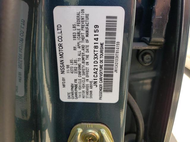 JN1CA21D3XT814159 - 1999 NISSAN MAXIMA GLE GREEN photo 12