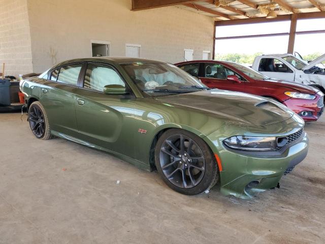 2C3CDXGJ6NH180925 - 2022 DODGE CHARGER SCAT PACK GREEN photo 4
