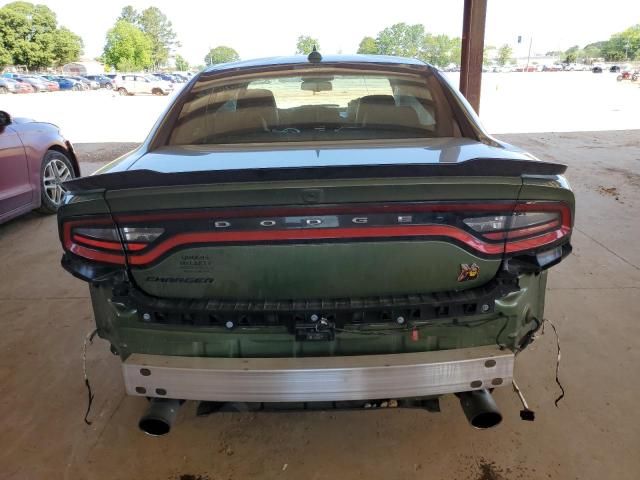 2C3CDXGJ6NH180925 - 2022 DODGE CHARGER SCAT PACK GREEN photo 6