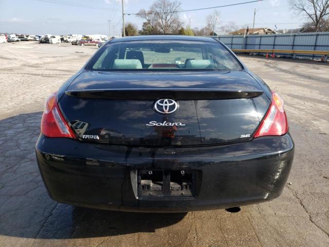 4T1CE38P66U729733 - 2006 TOYOTA CAMRY SOLA SE BLACK photo 6