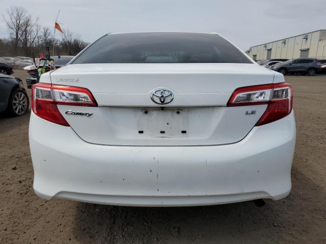 4T4BF1FK2DR300189 - 2013 TOYOTA CAMRY L WHITE photo 6