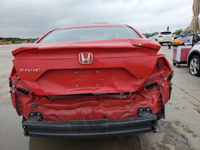 2HGFC2F6XKH538147 - 2019 HONDA CIVIC LX RED photo 6