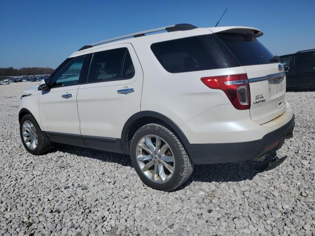 1FM5K8F88DGA70639 - 2013 FORD EXPLORER LIMITED WHITE photo 2