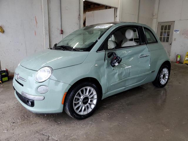 3C3CFFER3DT743593 - 2013 FIAT 500 LOUNGE GREEN photo 1