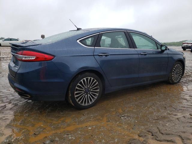 3FA6P0D93JR163232 - 2018 FORD FUSION TITANIUM/PLATINUM BLUE photo 3