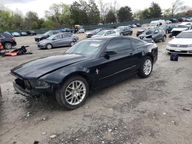 1ZVBP8AM9E5305492 - 2014 FORD MUSTANG BLACK photo 1