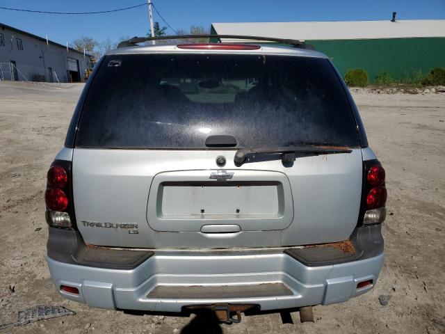 1GNDT13S582204327 - 2008 CHEVROLET TRAILBLAZE LS BLUE photo 6