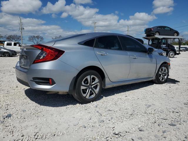 2HGFC2F51JH576999 - 2018 HONDA CIVIC LX SILVER photo 3