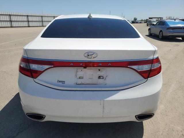 KMHFG4JG6CA127418 - 2012 HYUNDAI AZERA GLS WHITE photo 6