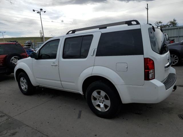 5N1AR1NN0CC601735 - 2012 NISSAN PATHFINDER S WHITE photo 2