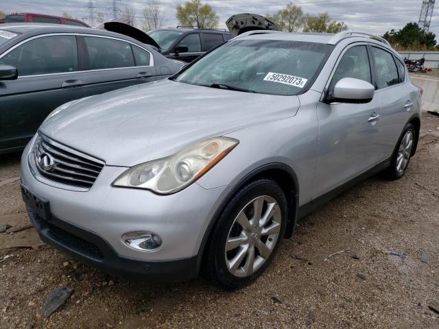 JNKAJ09F38M350704 - 2008 INFINITI EX35 BASE SILVER photo 1