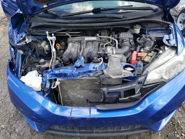 JHMGK5H5XHS015738 - 2017 HONDA FIT LX BLUE photo 11