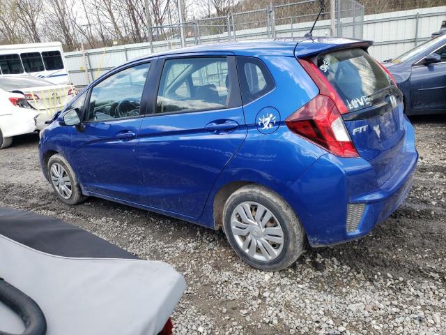 JHMGK5H5XHS015738 - 2017 HONDA FIT LX BLUE photo 2