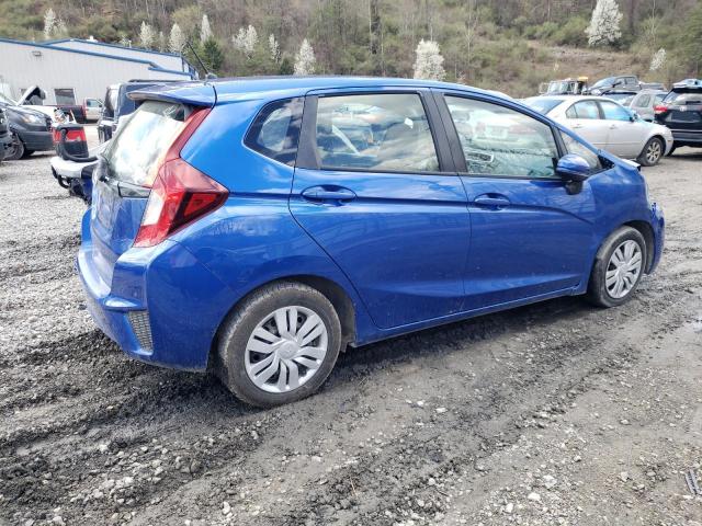 JHMGK5H5XHS015738 - 2017 HONDA FIT LX BLUE photo 3