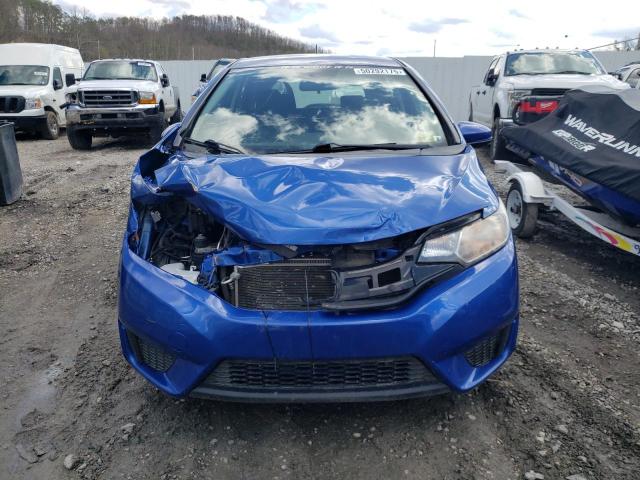 JHMGK5H5XHS015738 - 2017 HONDA FIT LX BLUE photo 5
