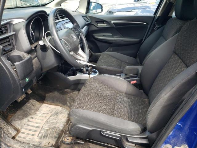 JHMGK5H5XHS015738 - 2017 HONDA FIT LX BLUE photo 7