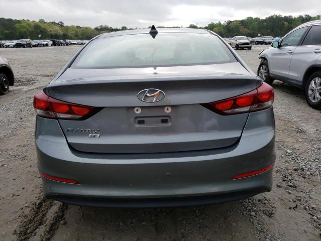 KMHD74LF7HU383892 - 2017 HYUNDAI ELANTRA SE GRAY photo 6