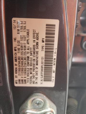 5J6TF3H59FL001131 - 2015 HONDA CROSSTOUR EXL Grau Foto 12