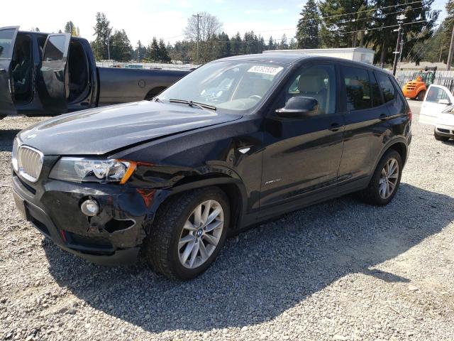 5UXWX9C54D0A16128 - 2013 BMW X3 XDRIVE28I BLACK photo 1