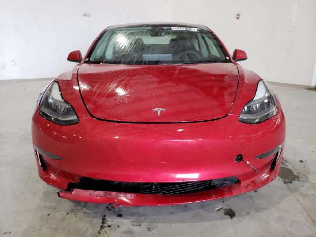 5YJ3E1EA6PF447868 - 2023 TESLA MODEL 3 RED photo 5